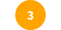 Yellow circle with the number 3