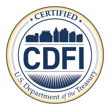 CDFI logo from the US Department of the Treasury