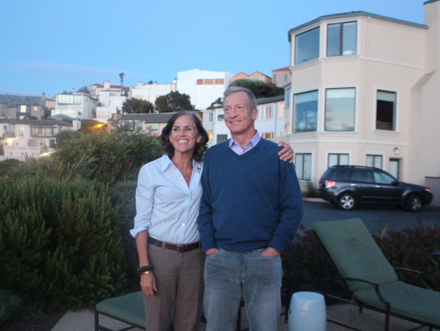 Kat Taylor and Tom Steyer