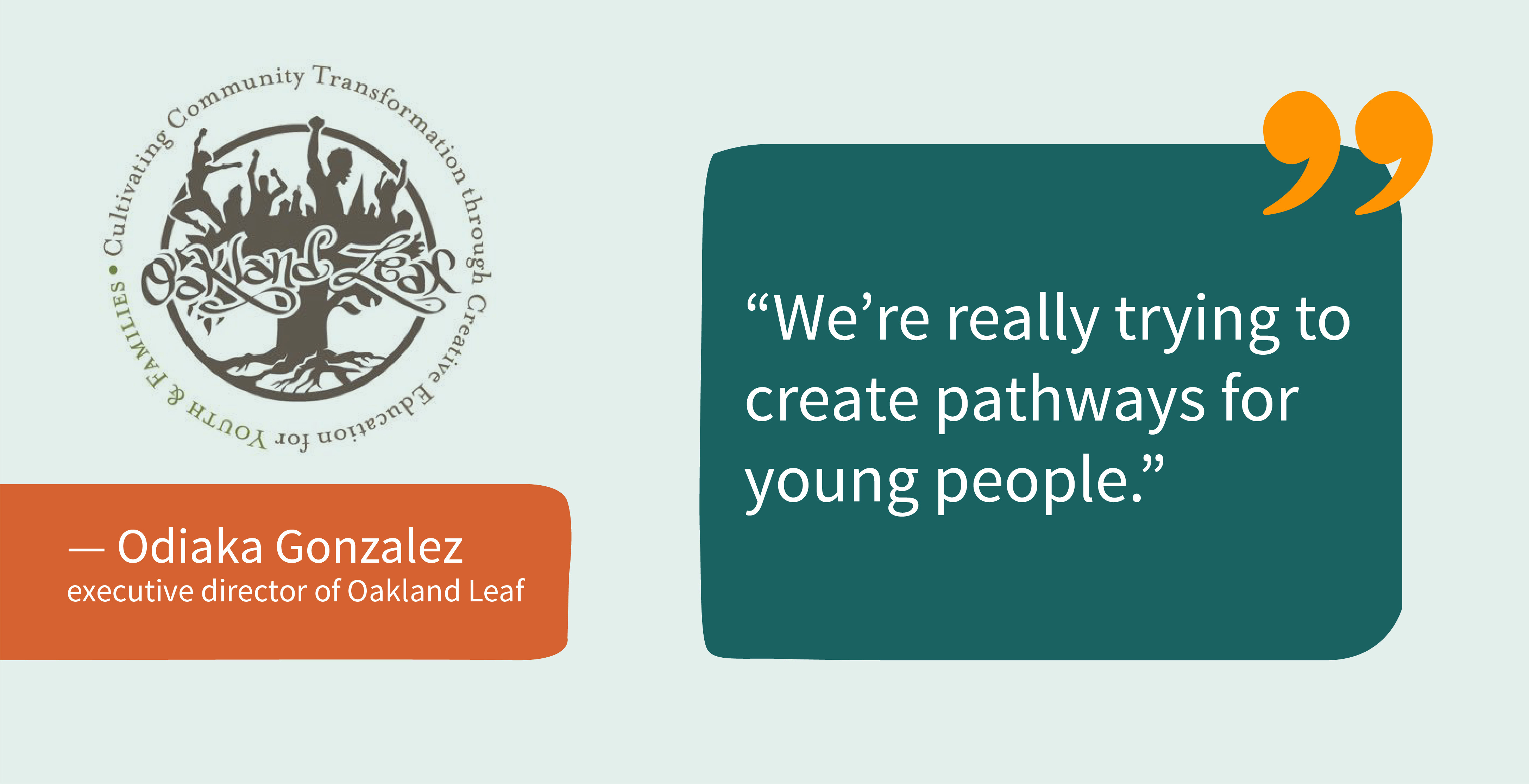 Oakland Leaf Quote 
