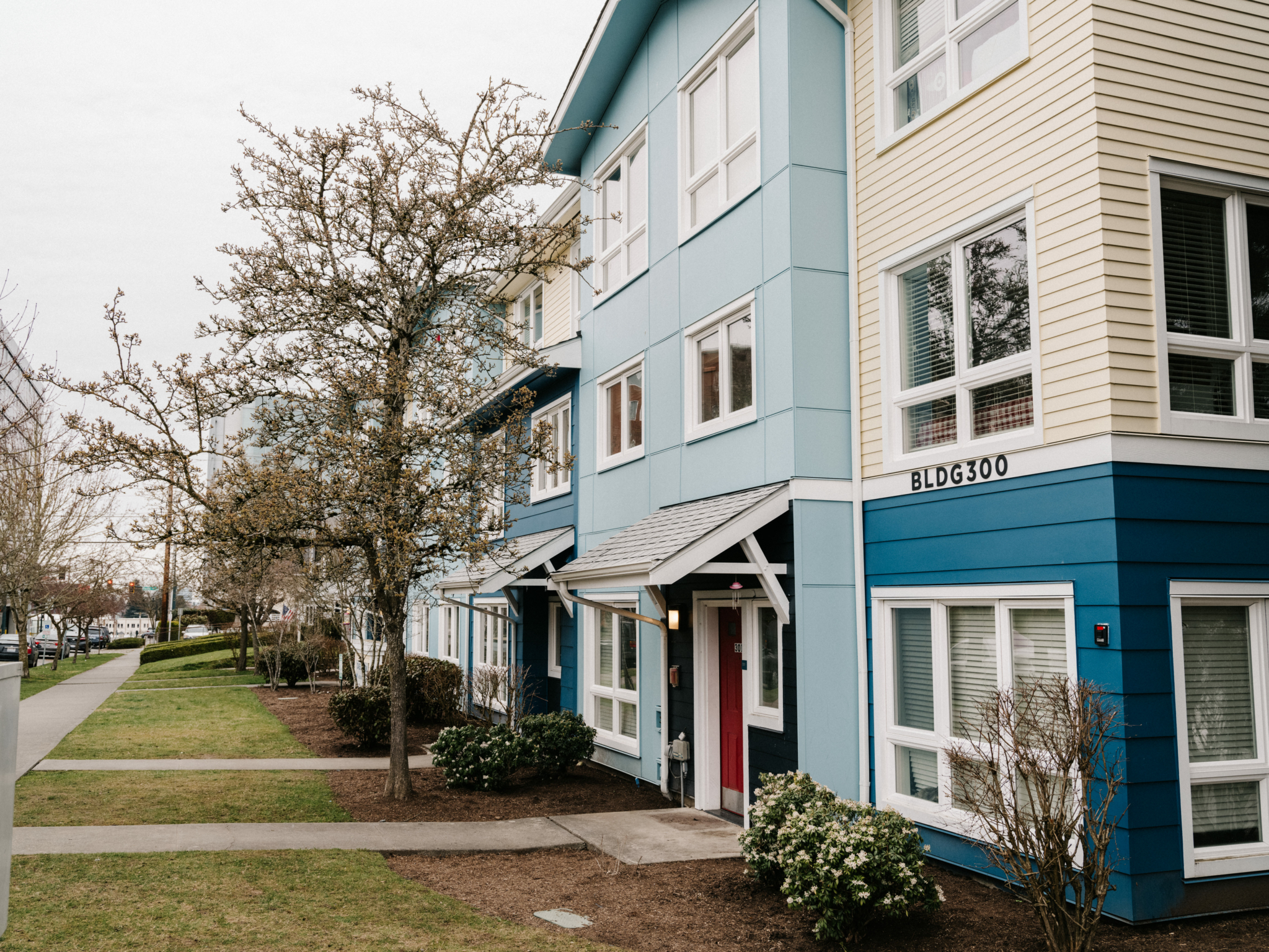 An affordable housing complex