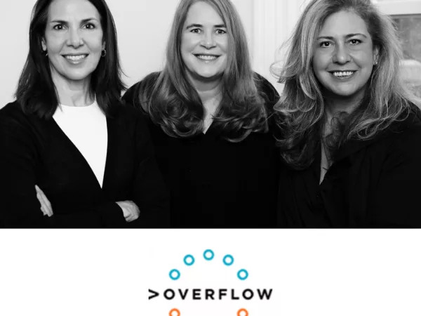 Overflow's founders: Laura, Jeanene, and Rocio
