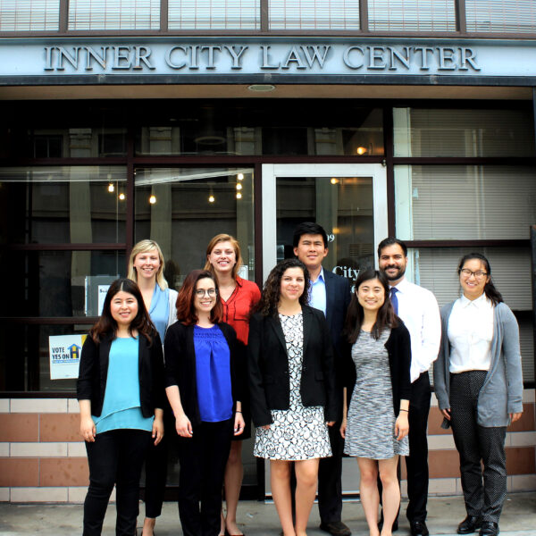 Summer Interns at the Inner City Law Center Skid Row Office.