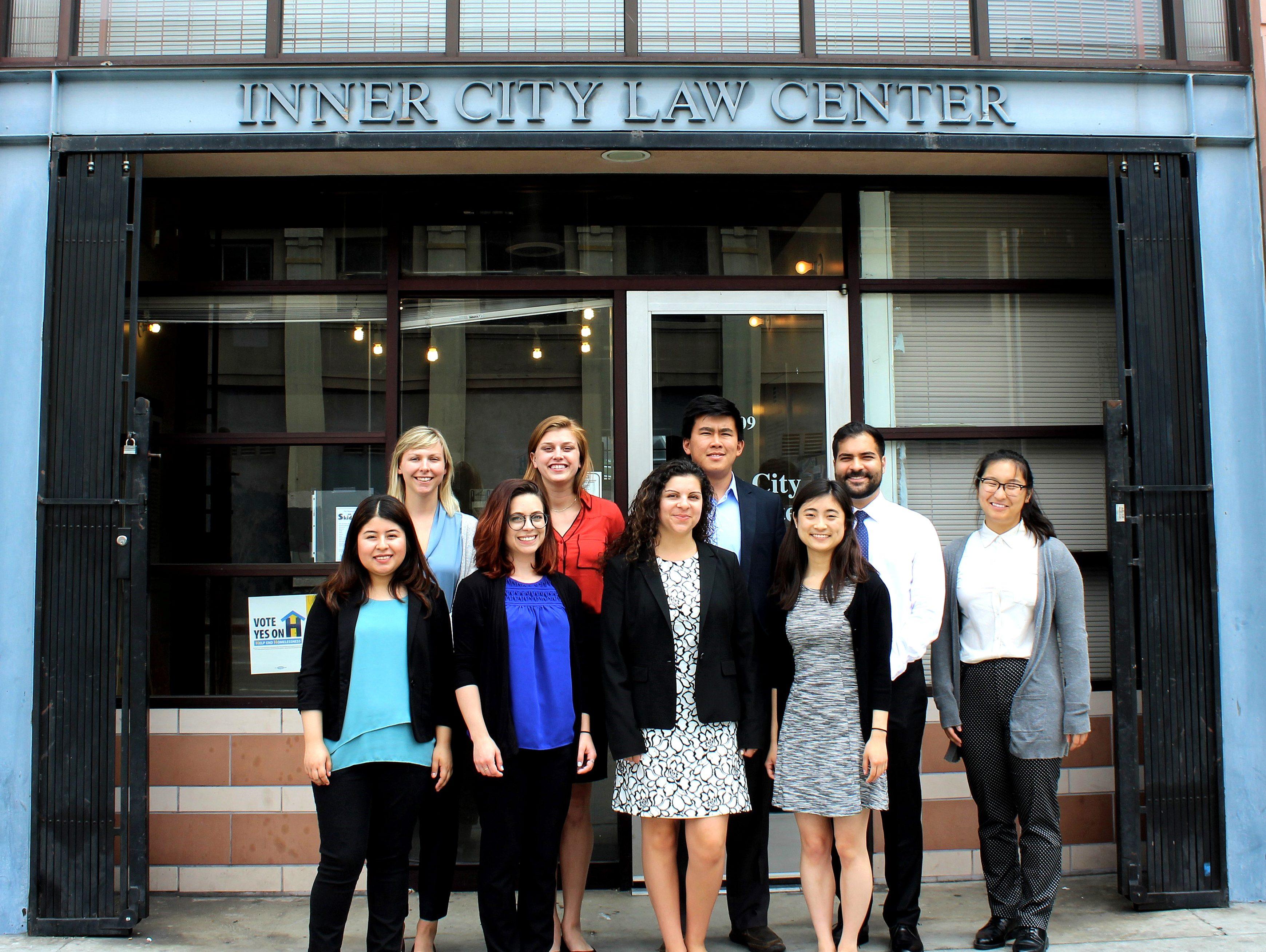 Summer Interns at the Inner City Law Center Skid Row Office.