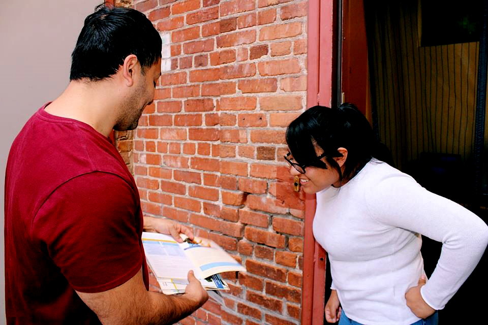 Inner City Law Center staff hand delivering case settlement checks to clients over the summer. Inner City Law Center staff hand delivering case settlement checks to clients over the summer.